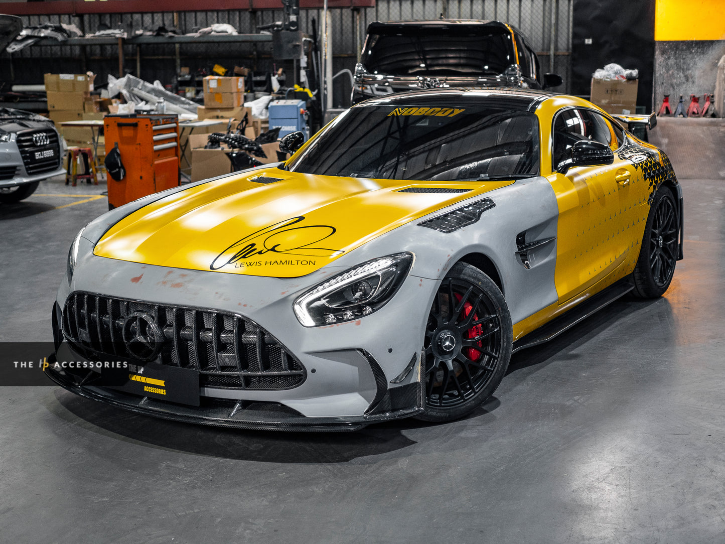 Mercedes AMG GT Black Series Style + AMG GTR PRO Style Body Kit