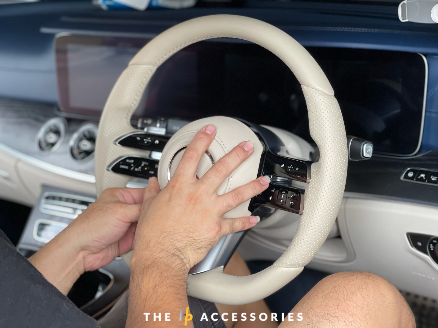Mercedes Latest AMG Full Leather Steering Wheel