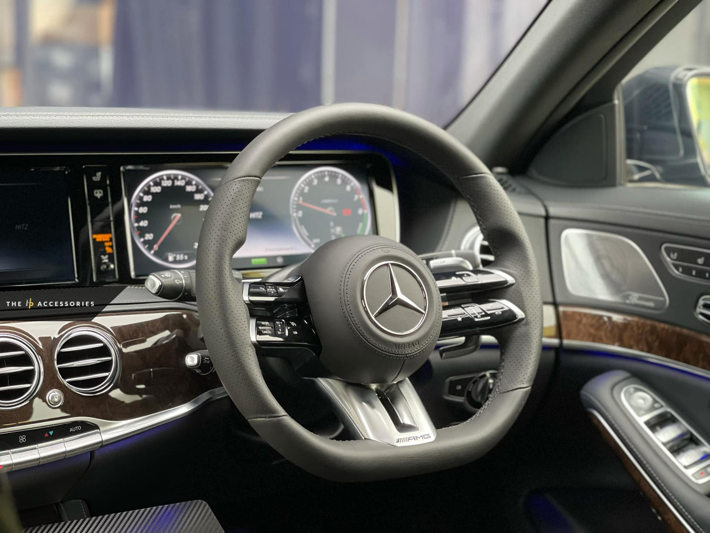 Mercedes Latest AMG Full Leather Steering Wheel