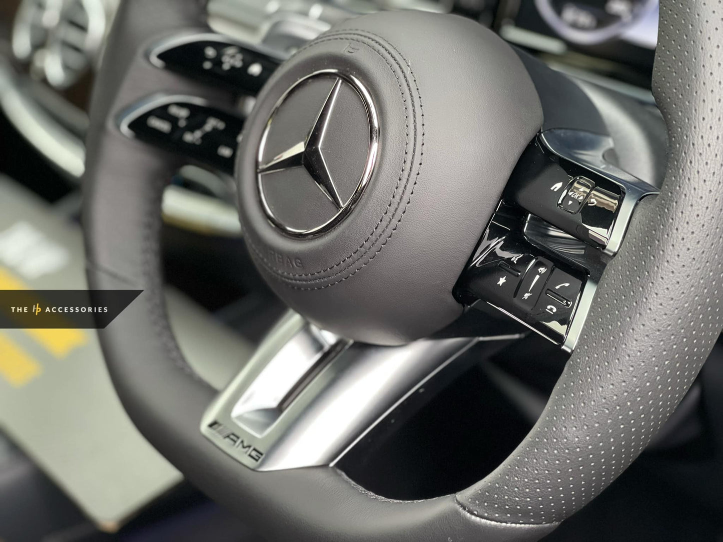 Mercedes Latest AMG Full Leather Steering Wheel