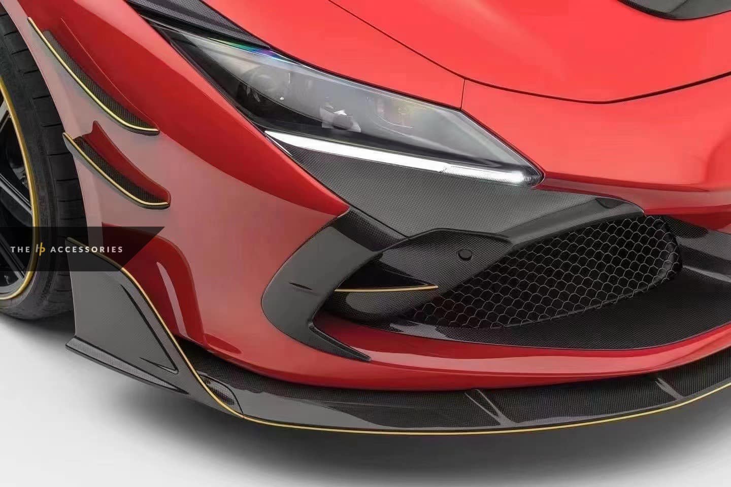 Ferrari F8 Tributo MANSORY Style Dry Carbon Add On Kit