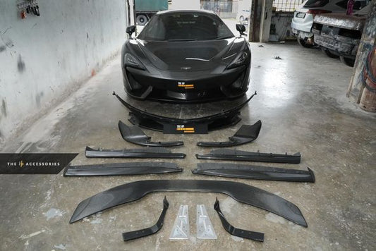 McLaren 570 OEM Carbon Add On Kit + Novitec Style Carbon Wing